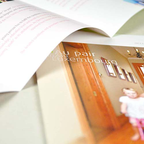 dépliant – Service National de la Jeunesse – Au pair