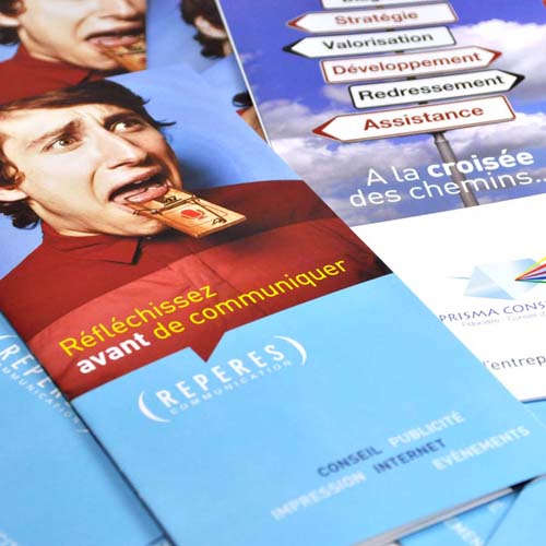 dépliant – Repères Communication
