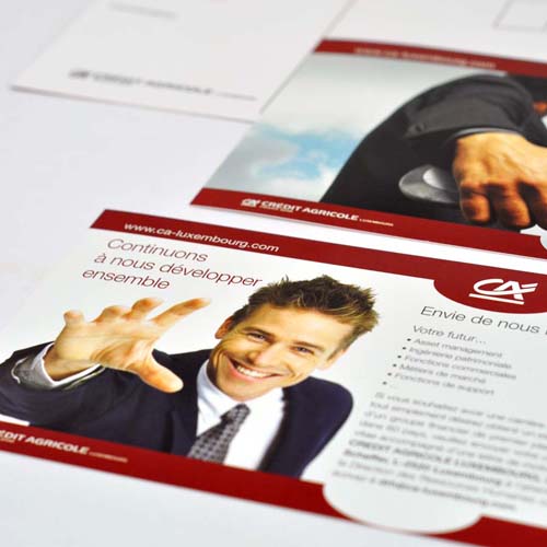 carte postale – Crédit Agricole Luxembourg